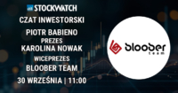 Chat inwestorski Bloober Team – 30 września 2025 r.